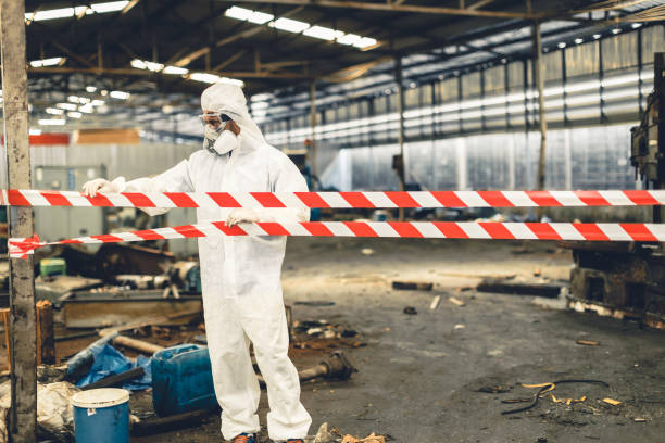 Professional Infectious Disease Decontamination technician working in Memphis, NE